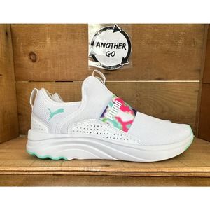 Women’s Puma Softride Sophia Athletic Slip-On Sneakers Shoes Size 8 White